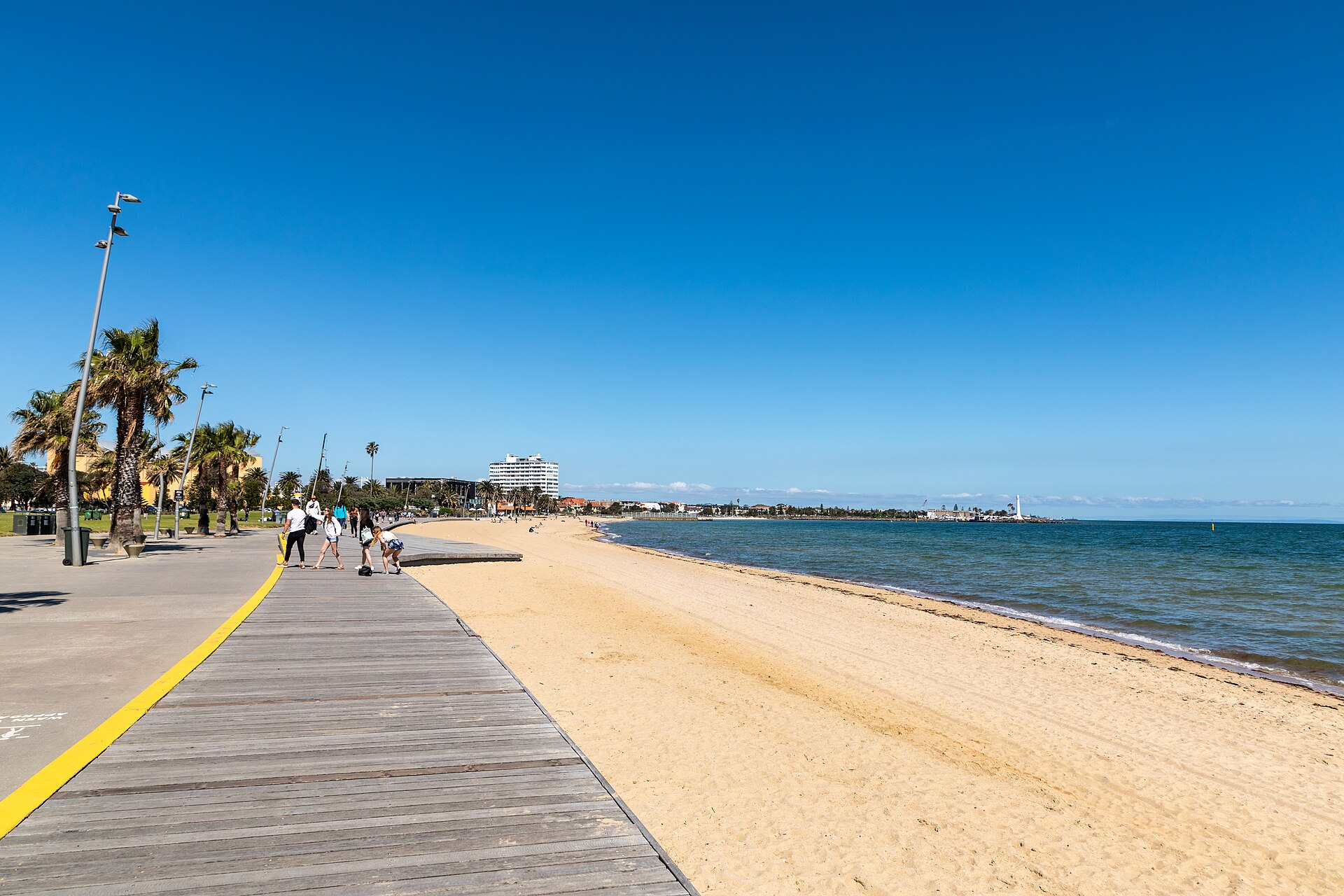 St Kilda beach foreshore, Melbourne
